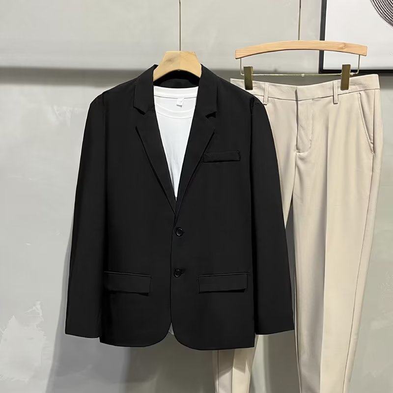 Mens Trendy Versatile British-style Casual Blazer