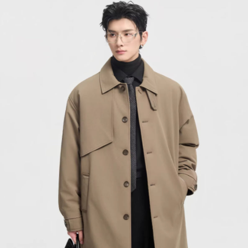 Men's Mid-Length Down Jacket For Winter