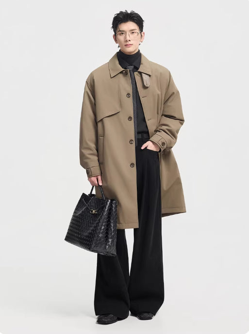 Men's Mid-Length Down Jacket For Winter